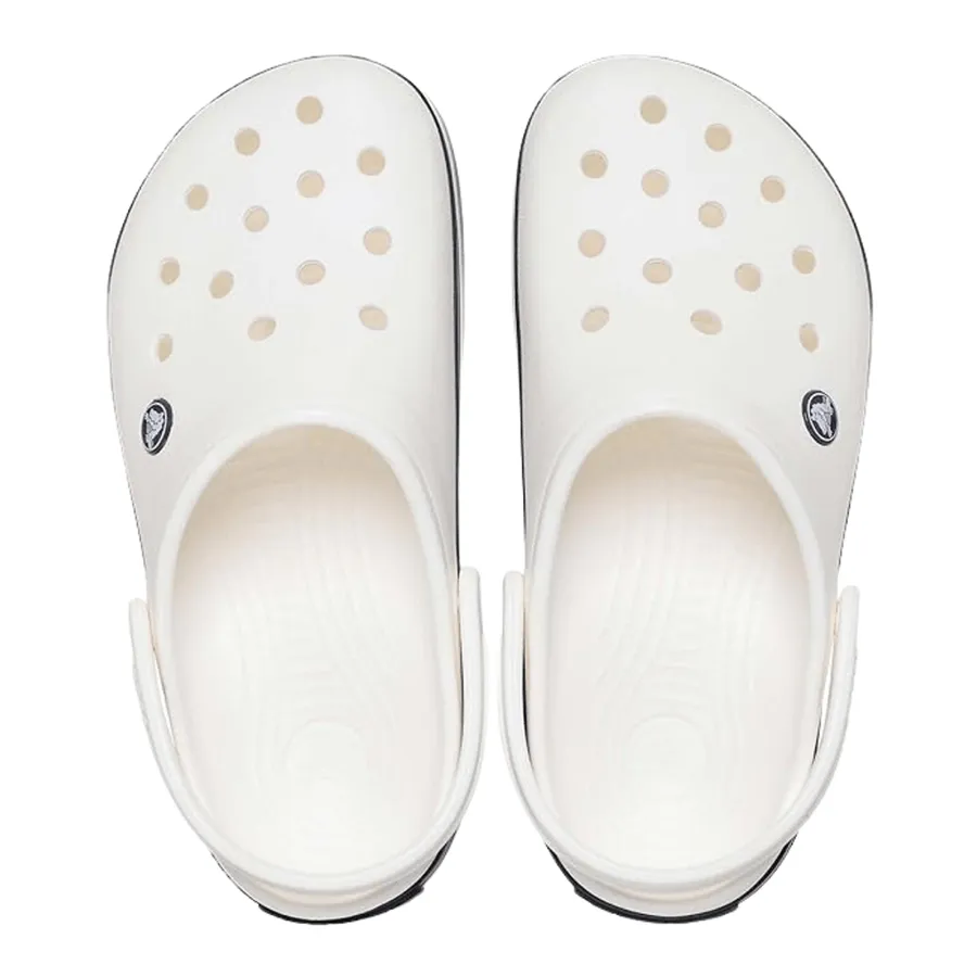Imagen 3 de 5 de Sandalias Crocs Zuecos  Crocband-BLANCO/MARINO