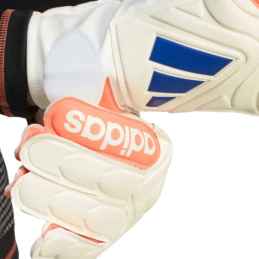 Imagen 2 de 5 de Guantes adidas de arquero Copa Club-HUESO/NARANJA FLUOR/AZUL