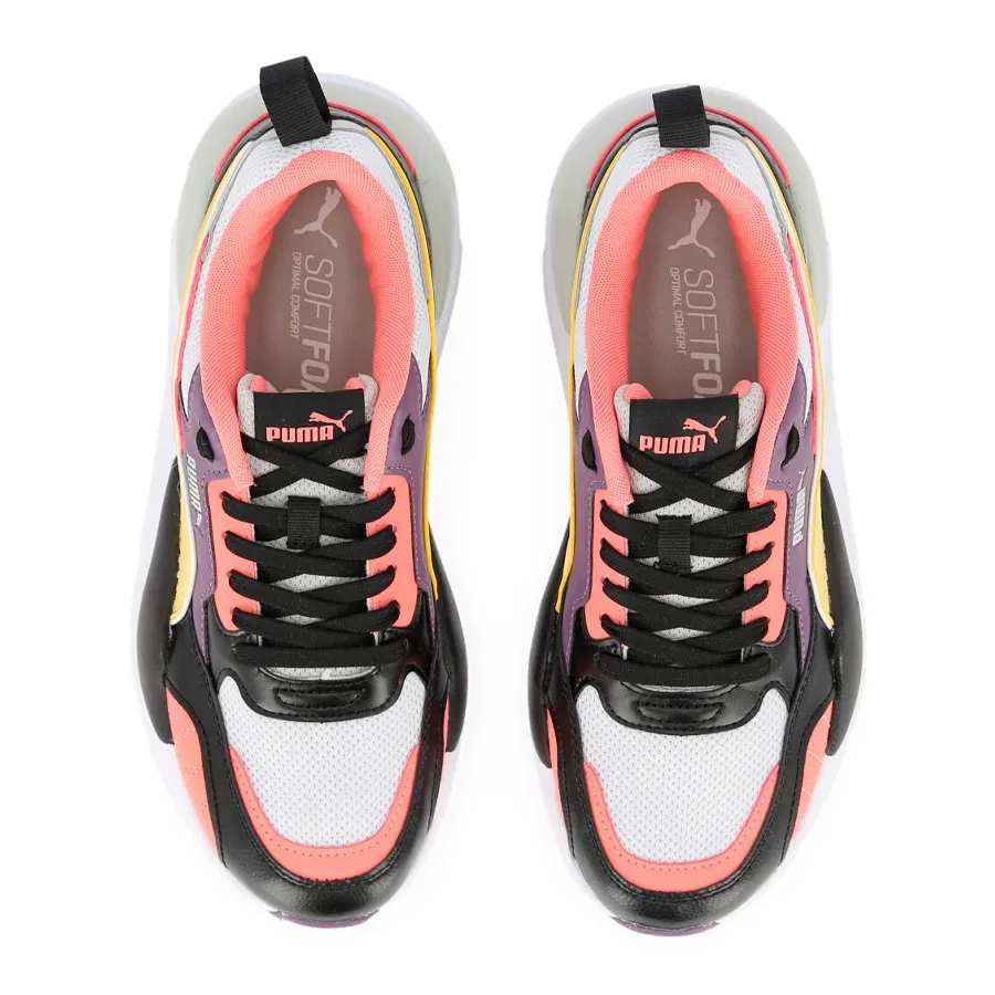 Imagen 3 de 5 de Zapatillas Puma X-Ray 2 Square-NEGRO/SALMON/AMARILLO