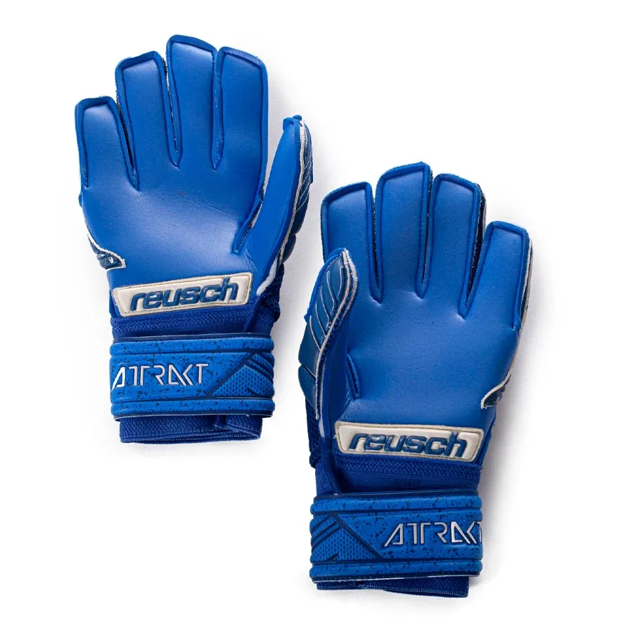 Imagen 1 de 4 de Guantes Reusch Prof Attrakt Pro Gold-AZUL