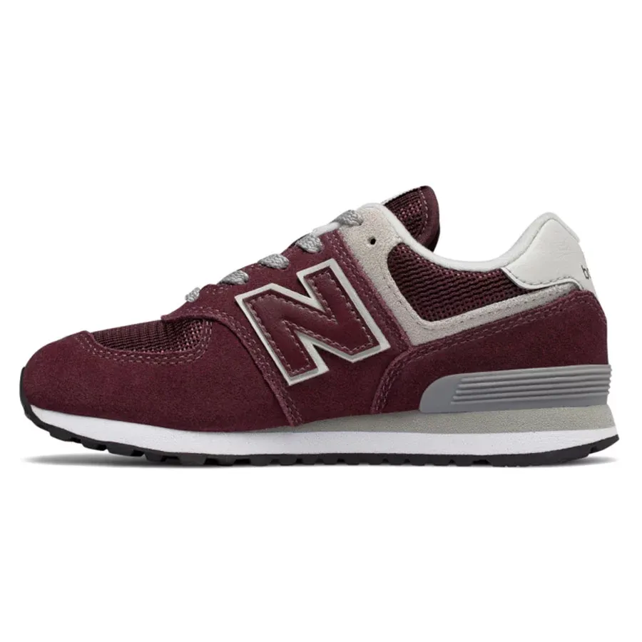 Imagen 1 de 4 de Zapatillas New Balance 574  K-BORDO/BEIGE