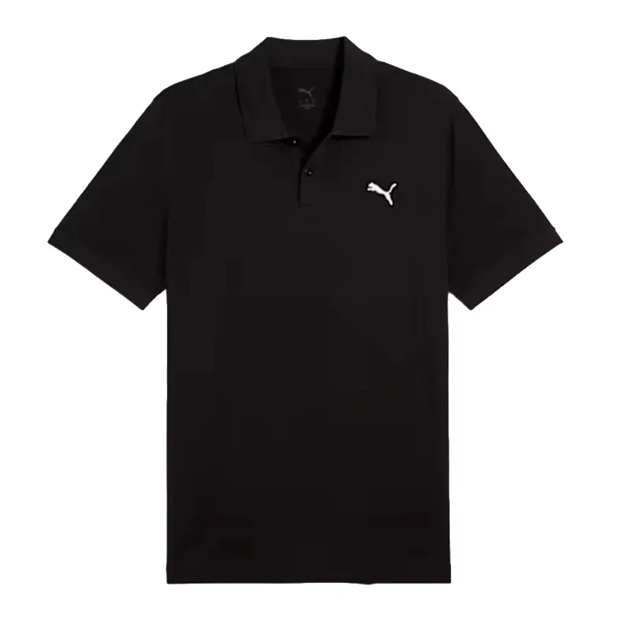 Imagen 2 de 4 de Polo Puma Essentials Piqué-NEGRO/BLANCO