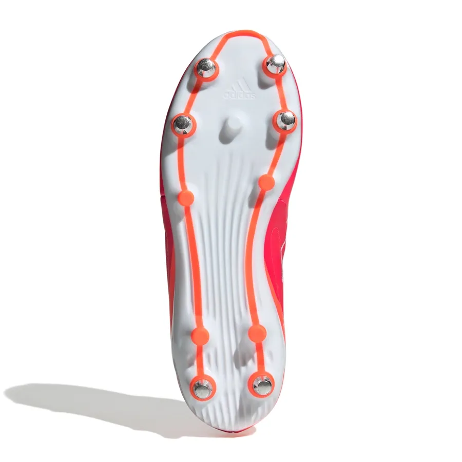 Imagen 6 de 7 de Botines adidas Rugby Rs15 Elite Terreno-CORAL FLUOR/NARANJA/BLANCO
