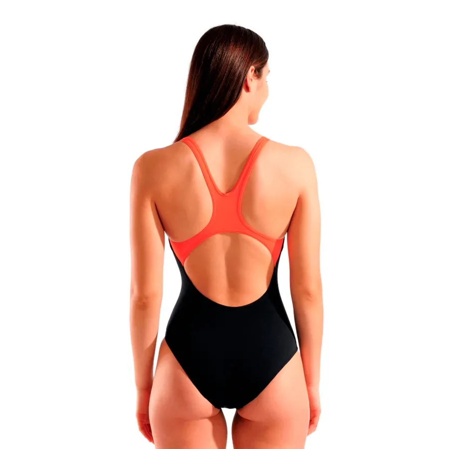 Imagen 1 de 6 de Malla Arena Enteriza  Two Sides Swim Pro-NEGRO/CORAL