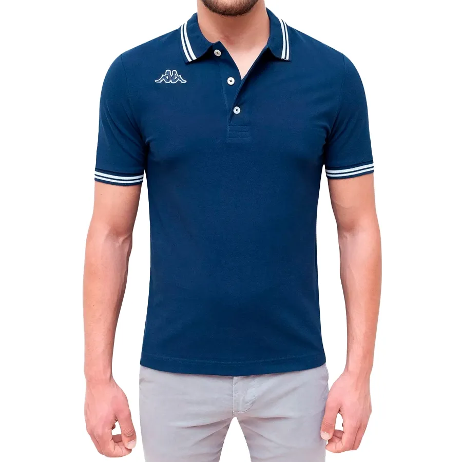 Imagen 0 de 3 de Remera Kappa Maltax 5 Mss-MARINO/BLANCO