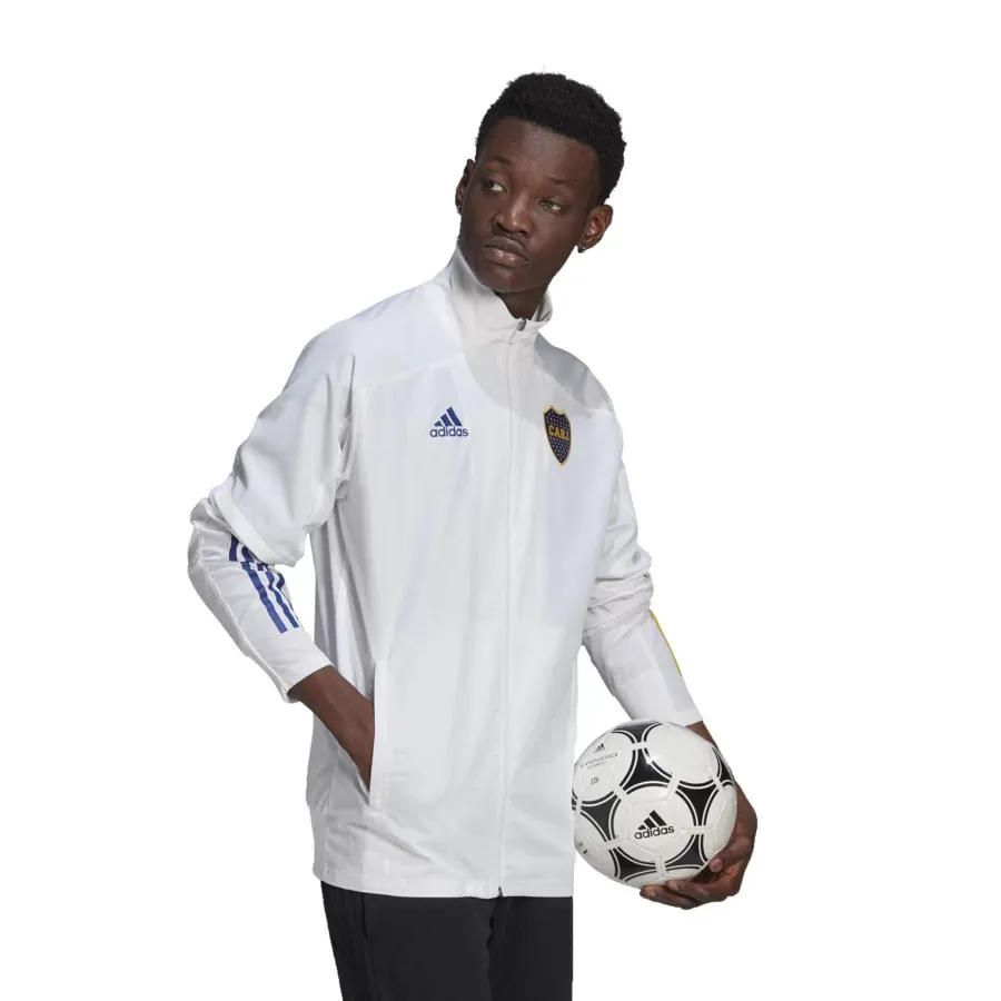 Imagen 1 de 5 de Campera adidas Presentación Boca Juniors-BLANCO