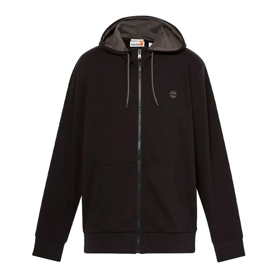 Imagen 2 de 3 de Campera Timberland Chest Logo Full Zip-NEGRO