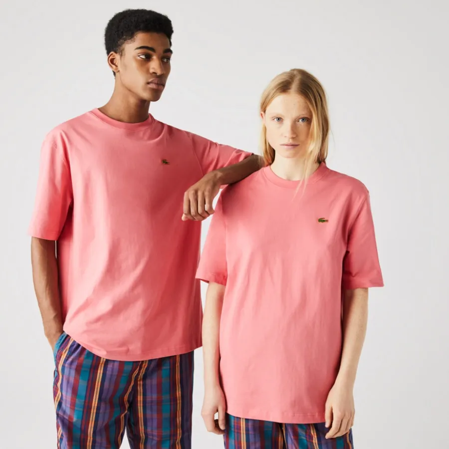 Imagen 0 de 5 de Remera Lacoste Loose Fit Live de Algodón-SALMON