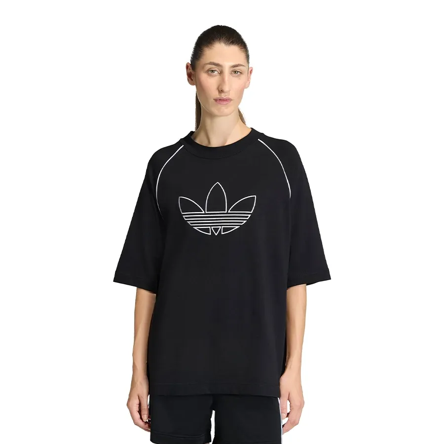 Imagen 0 de 5 de Remera adidas originals Oversize Adilenium-NEGRO/BLANCO