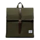 mochila-herschel-supply-co-city-mid-VERDE OLIVA/CAFE