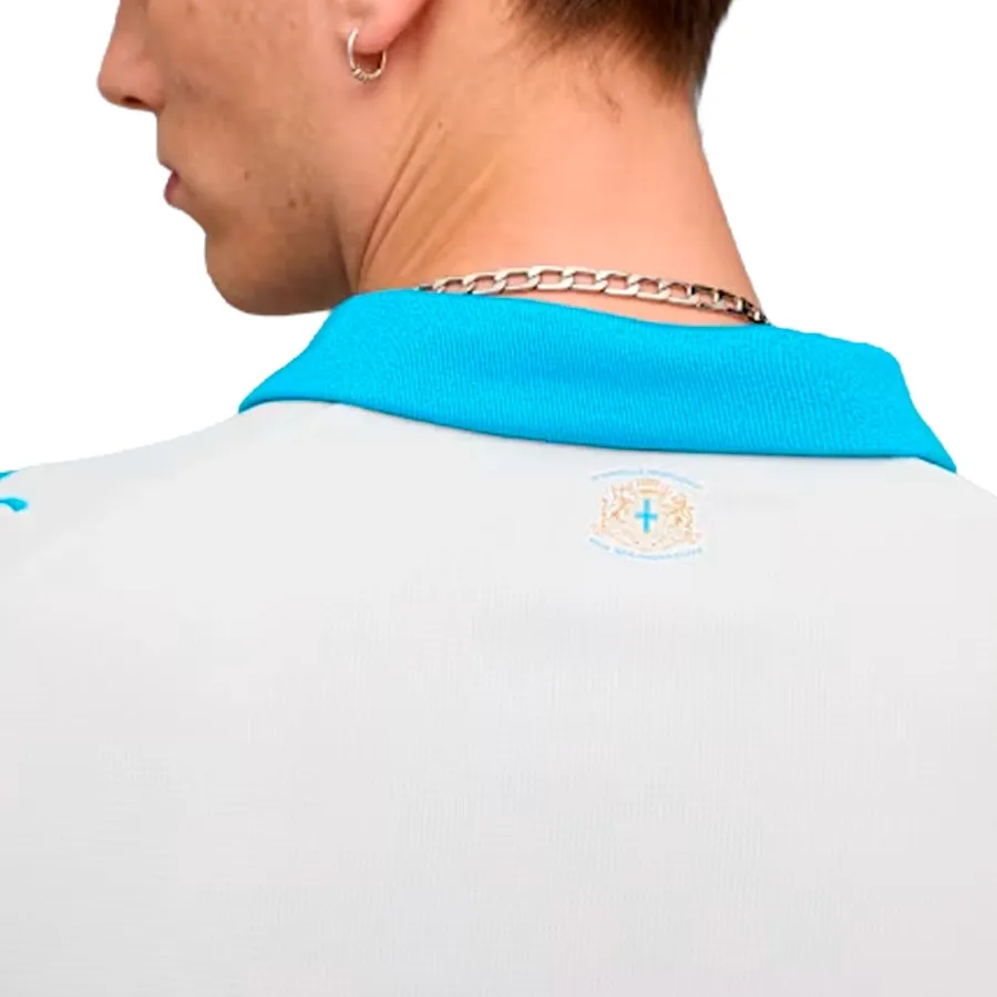 Imagen 4 de 5 de Camiseta Puma Olympique de Marseille-BLANCO/CELESTE