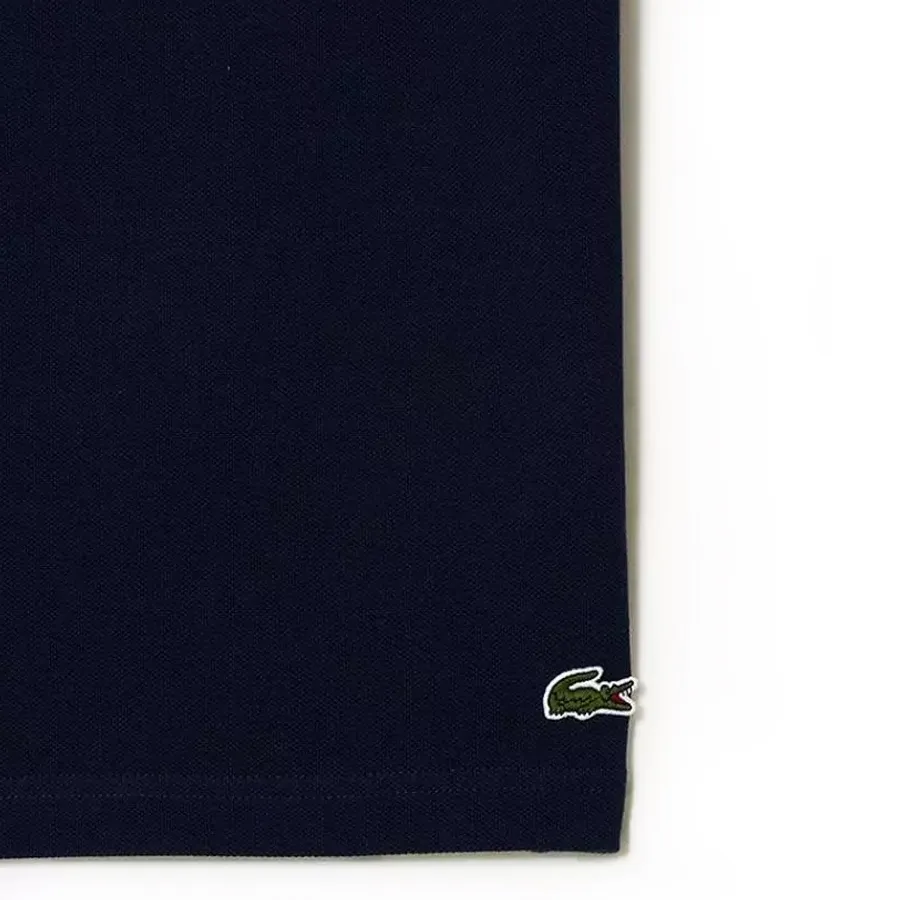 Imagen 4 de 6 de Remera Lacoste Chemise Col Bord-MARINO