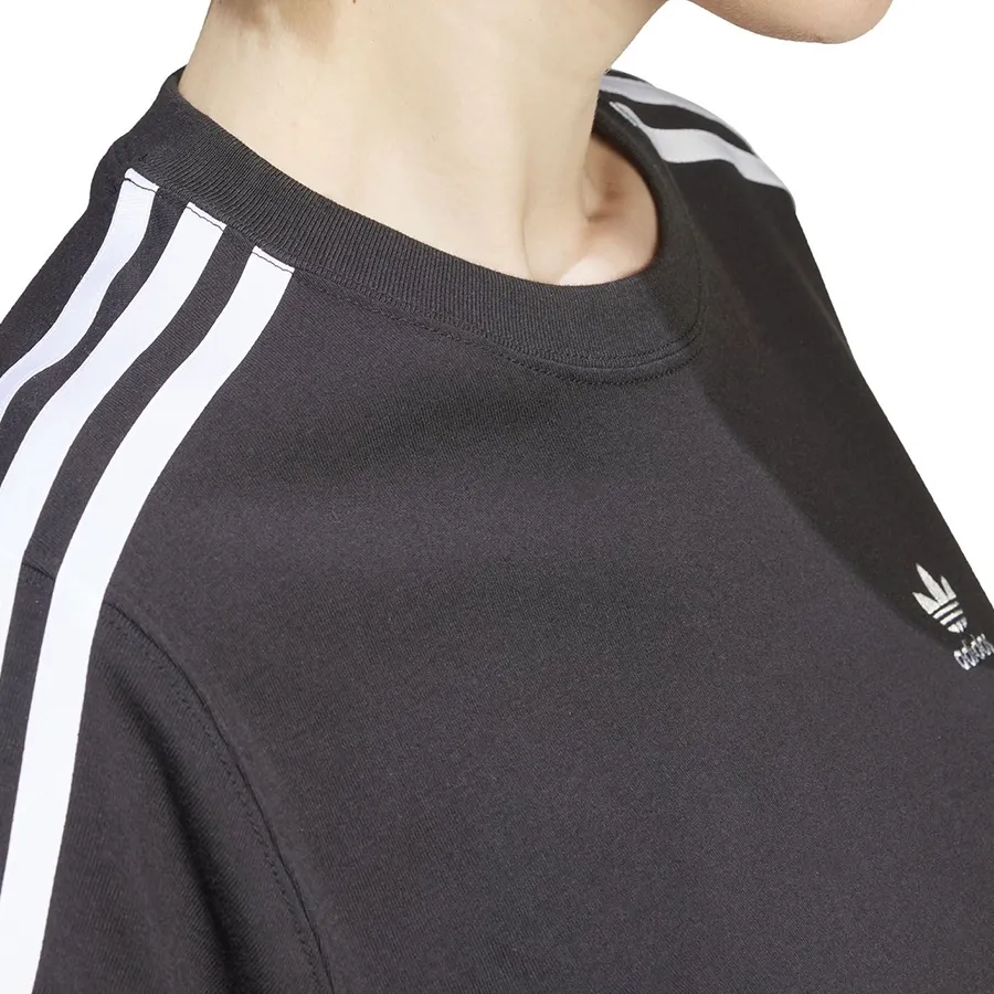 Imagen 4 de 5 de Remera adidas originals 3 Stripe Tee-NEGRO
