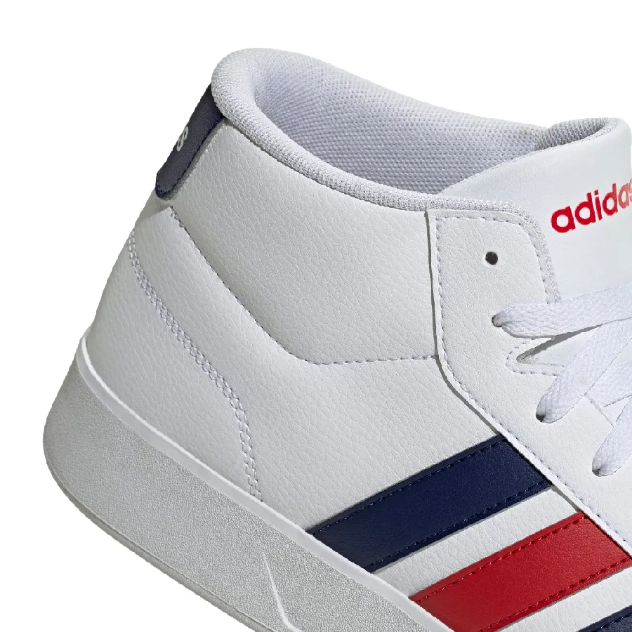 Imagen 5 de 7 de Zapatillas adidas Breaknet Mid-BLANCO/MARINO/ROJO