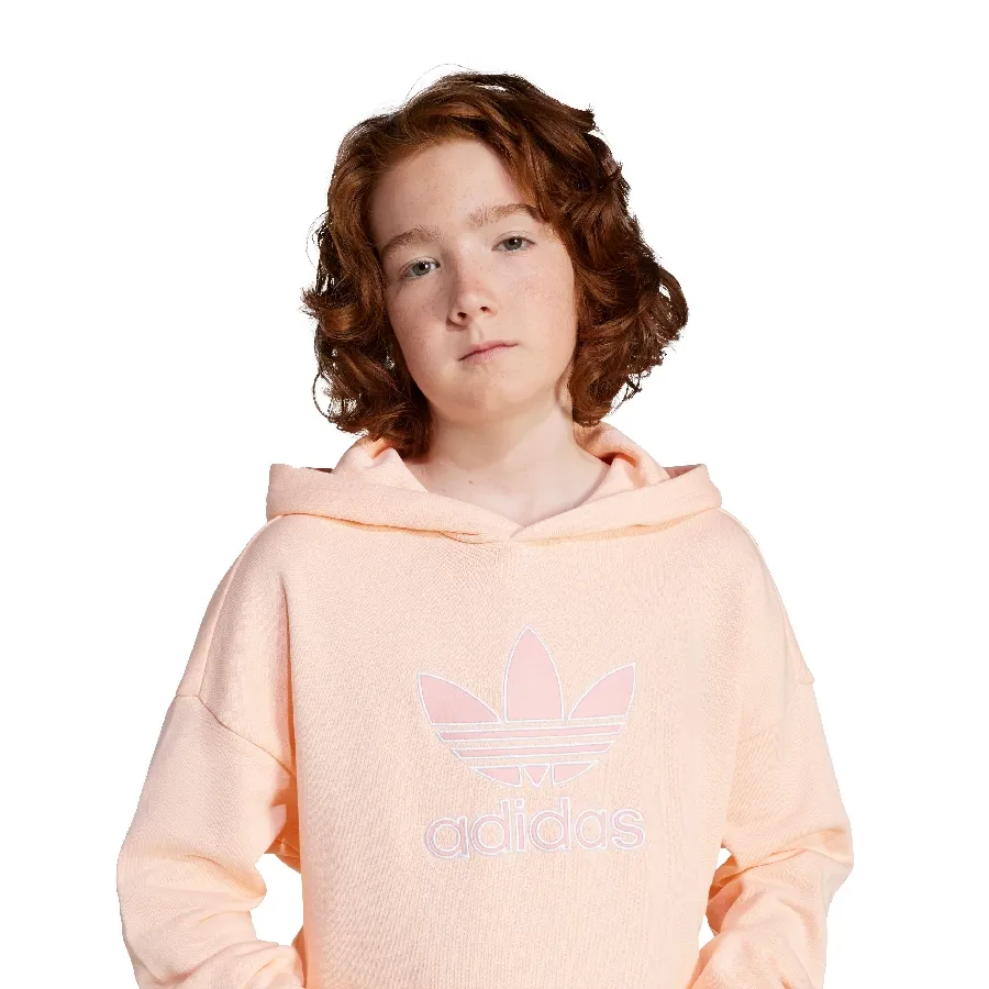 Imagen 3 de 5 de Buzo adidas originals Big Logo-NUDE