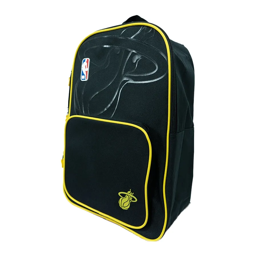 Imagen 1 de 3 de Mochila Nba Heat-NEGRO/AMARILLO