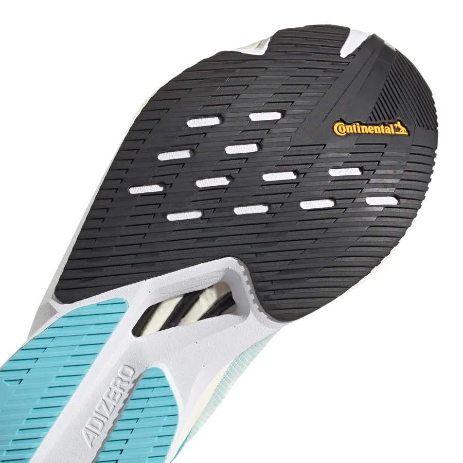 Imagen 6 de 7 de Zapatillas adidas Adizero Boston 12-VERDE AGUA/PLATA/NARANJA