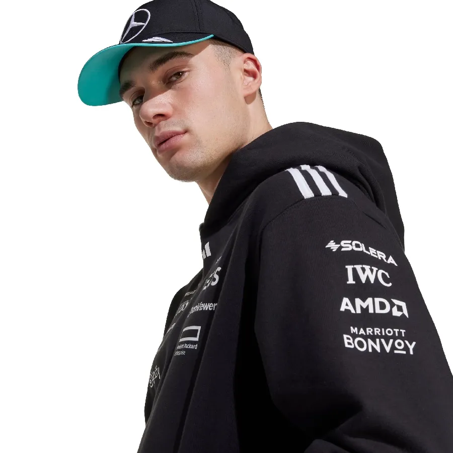 Imagen 3 de 5 de Buzo adidas Mercedes - AMG Petronas F1 Team-NEGRO