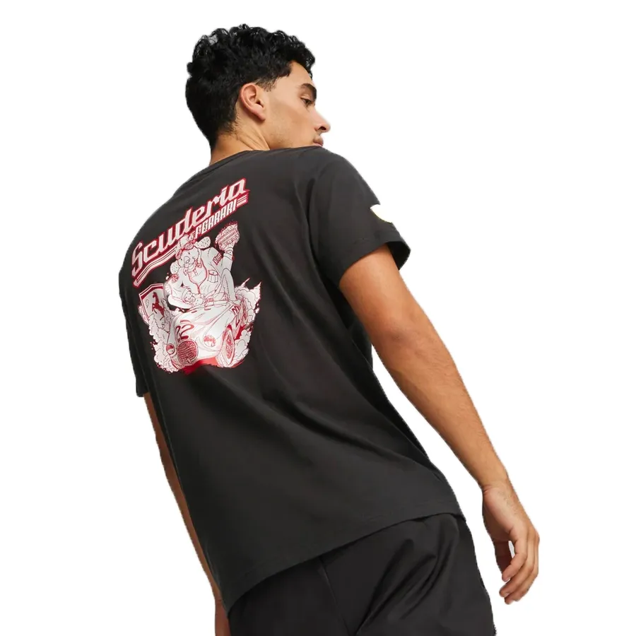 Imagen 2 de 3 de Remera Puma Ferrari Race-NEGRO/ROJO