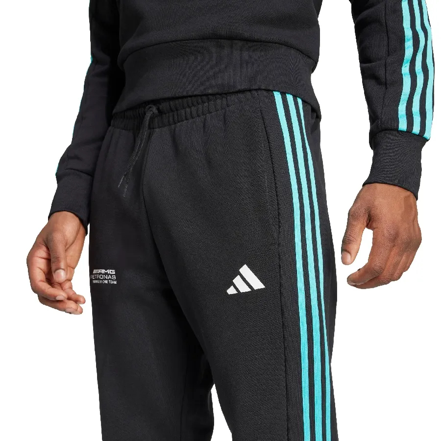 Imagen 4 de 5 de Pantalón adidas ADN Mercedes- AMG Petronas Formula One Team-NEGRO/TURQUESA
