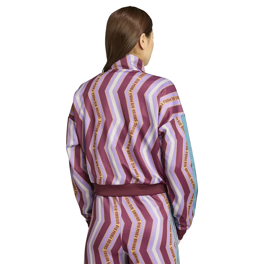 Imagen 1 de 4 de Campera adidas x Farm Tiro-ROJO/LILA/BLANCO