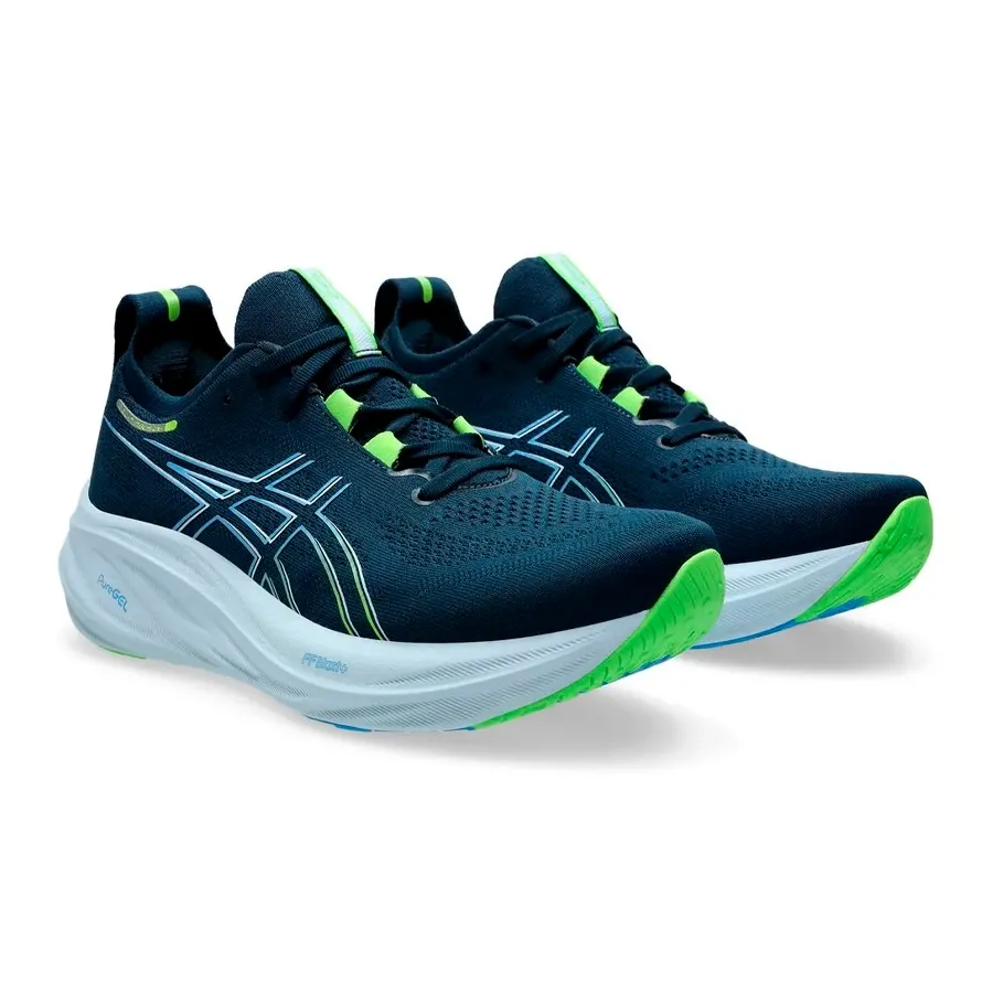 Imagen 2 de 7 de Zapatillas Asics Gel Nimbus 26-MARINO/VERDE