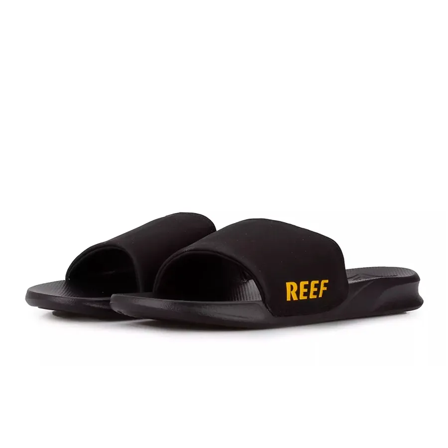 Imagen 2 de 4 de Ojotas Reef One Slide Ul-NEGRO/AMARILLO