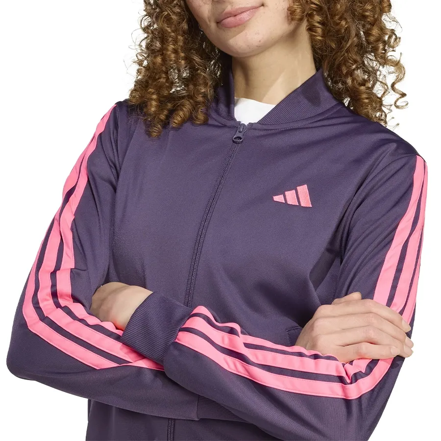 Imagen 5 de 7 de Conjunto adidas Essentials 3 Stripes-MORADO/ROSA