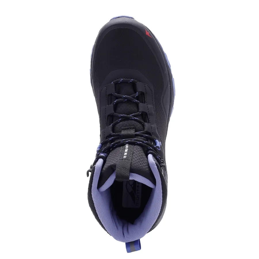 Imagen 3 de 5 de Zapatillas Montagne Bota Trekking Ground Treck-NEGRO/VIOLETA