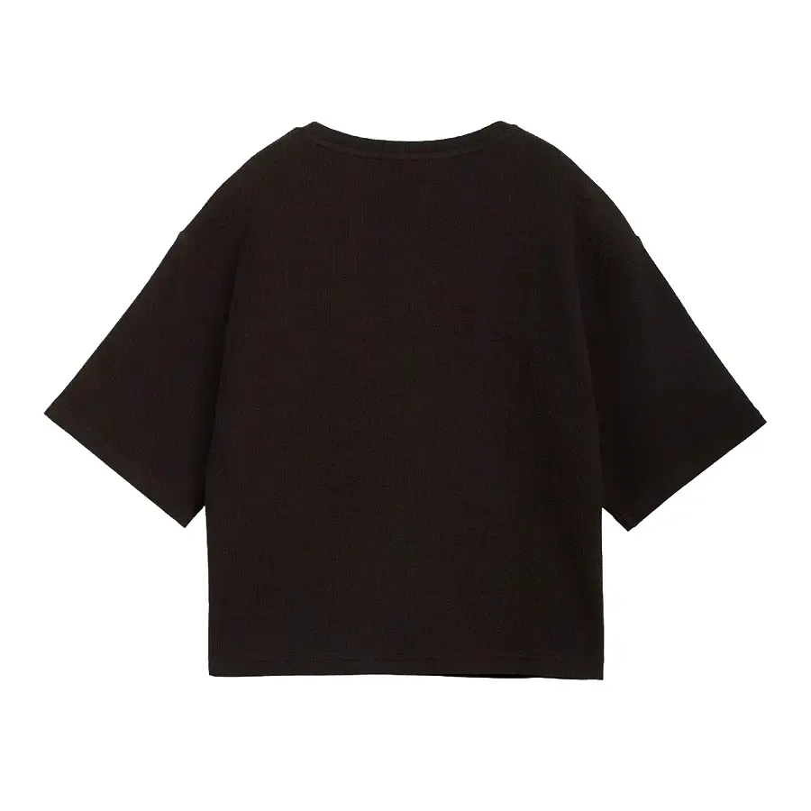 Imagen 3 de 4 de Remera Puma Essentials Elevated Relaxed-NEGRO