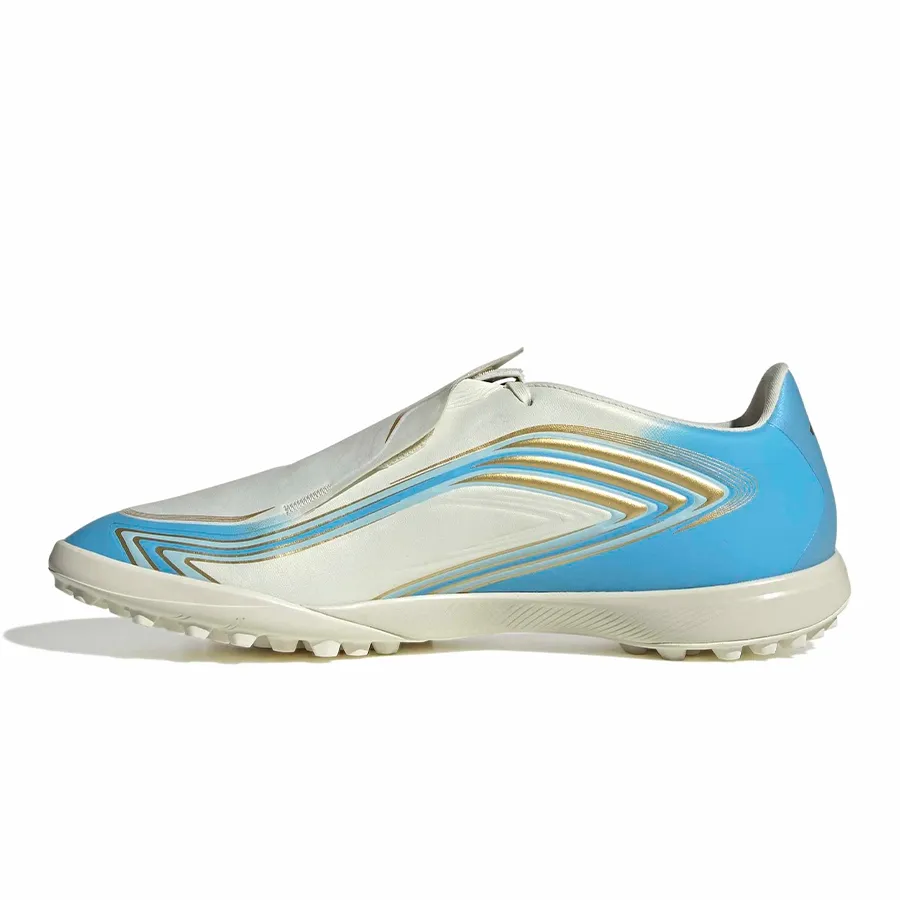 Imagen 2 de 7 de Botines Multitapón adidas Botines F50 League Ultimo Tango Tf-BLANCO/CELESTE/DORADO