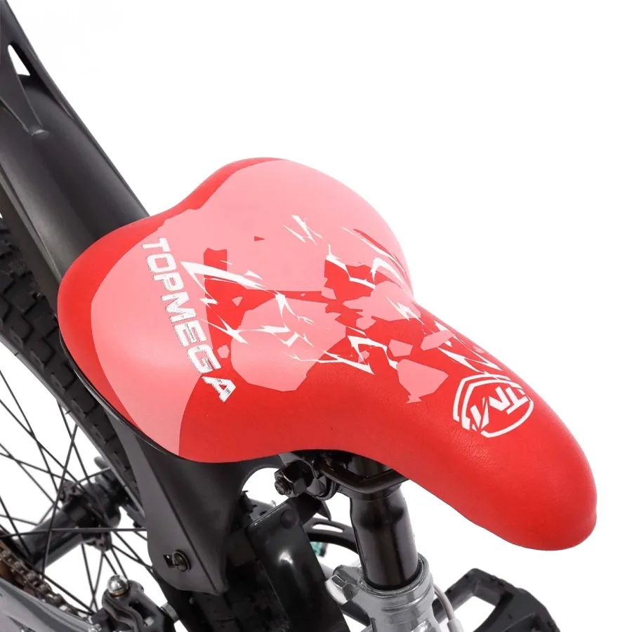 Imagen 3 de 7 de Bicicleta TopMega Crossboy R20 1vel-GRIS/ROJO