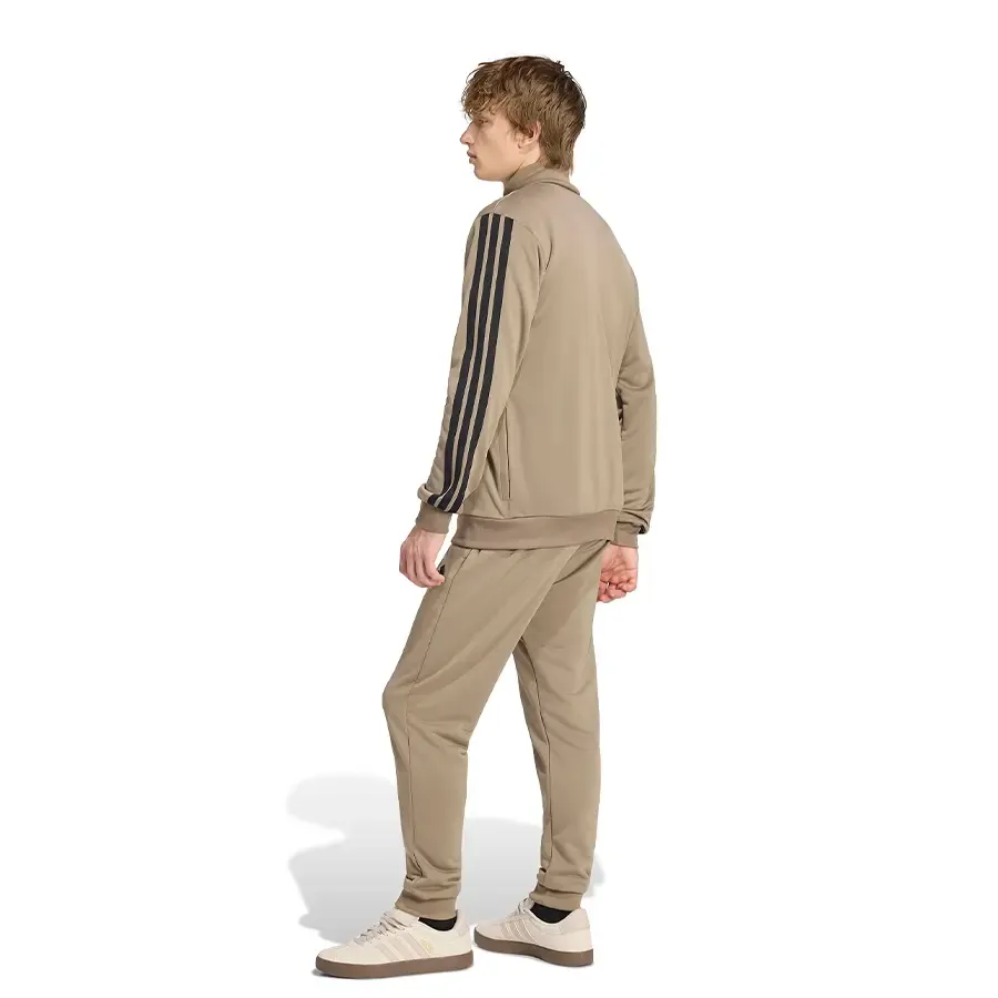 Imagen 1 de 6 de Conjunto adidas 3 Tiras-KAKI/NEGRO