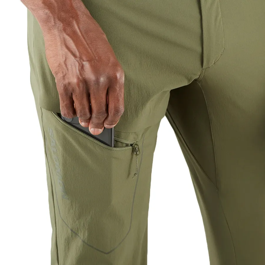 Imagen 5 de 6 de Pantalón Salomon Wayfarer-VERDE