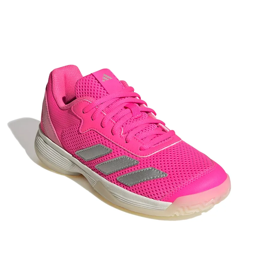 Imagen 1 de 7 de Zapatillas adidas Courtflash-ROSA FLUOR/PLATA