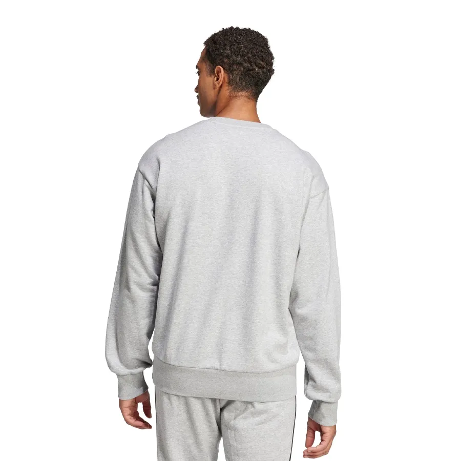 Imagen 2 de 6 de Buzo adidas Essentials Big Logo French Terry-GRIS/NEGRO