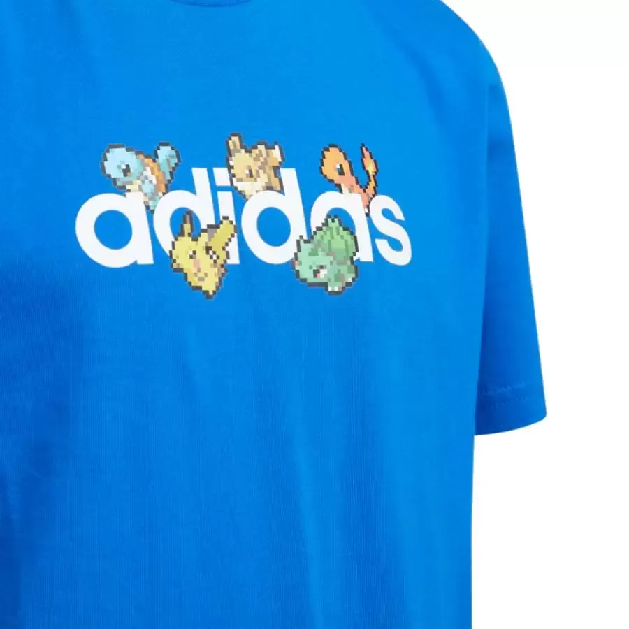 Imagen 2 de 4 de Remera adidas Pokemon-AZUL