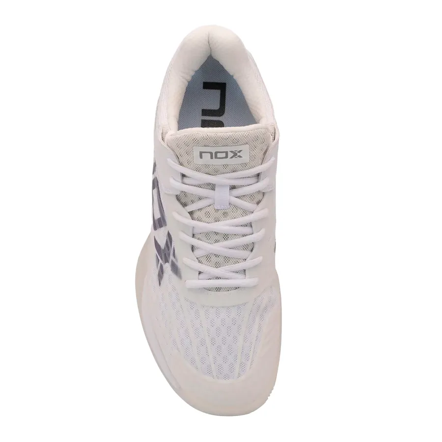 Imagen 3 de 5 de Zapatillas Nox At10 Lux-BLANCO/GRIS