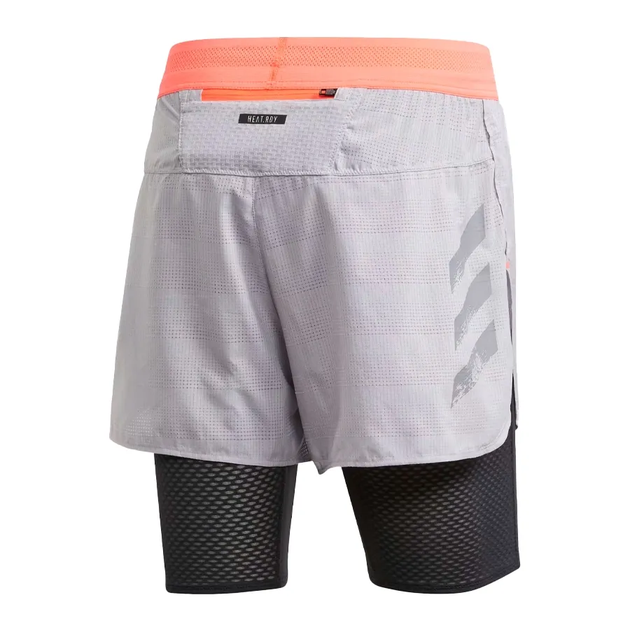 Imagen 1 de 2 de adidas Shorts  Heat.Rdy-GRIS/NEGRO
