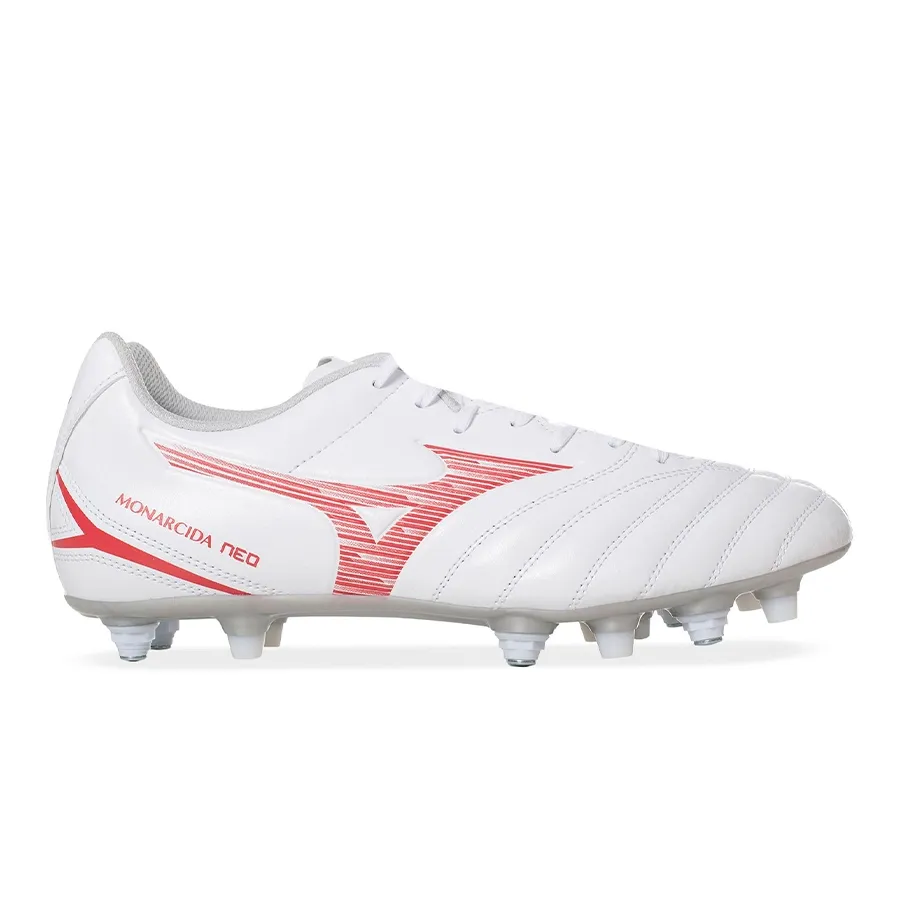 Imagen 0 de 5 de Botines Mizuno Monarcida Neo 3 Select Mix-BLANCO/CORAL FLUO