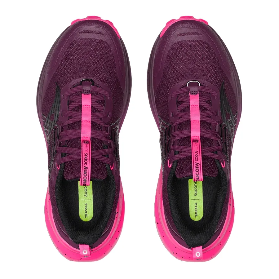 Imagen 5 de 6 de Zapatillas Saucony Xodus Ultra 4-ROSA-VINO-NEGRO