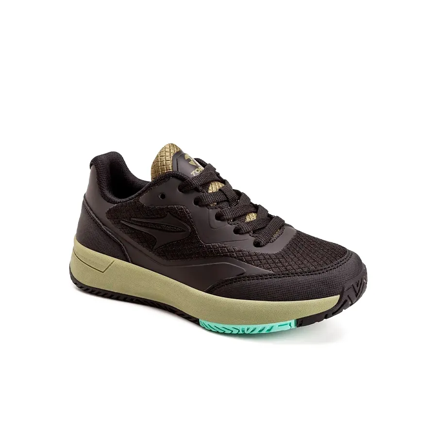 Imagen 1 de 5 de Zapatillas Topper Bercy Kids-NEGRO/OLIVA