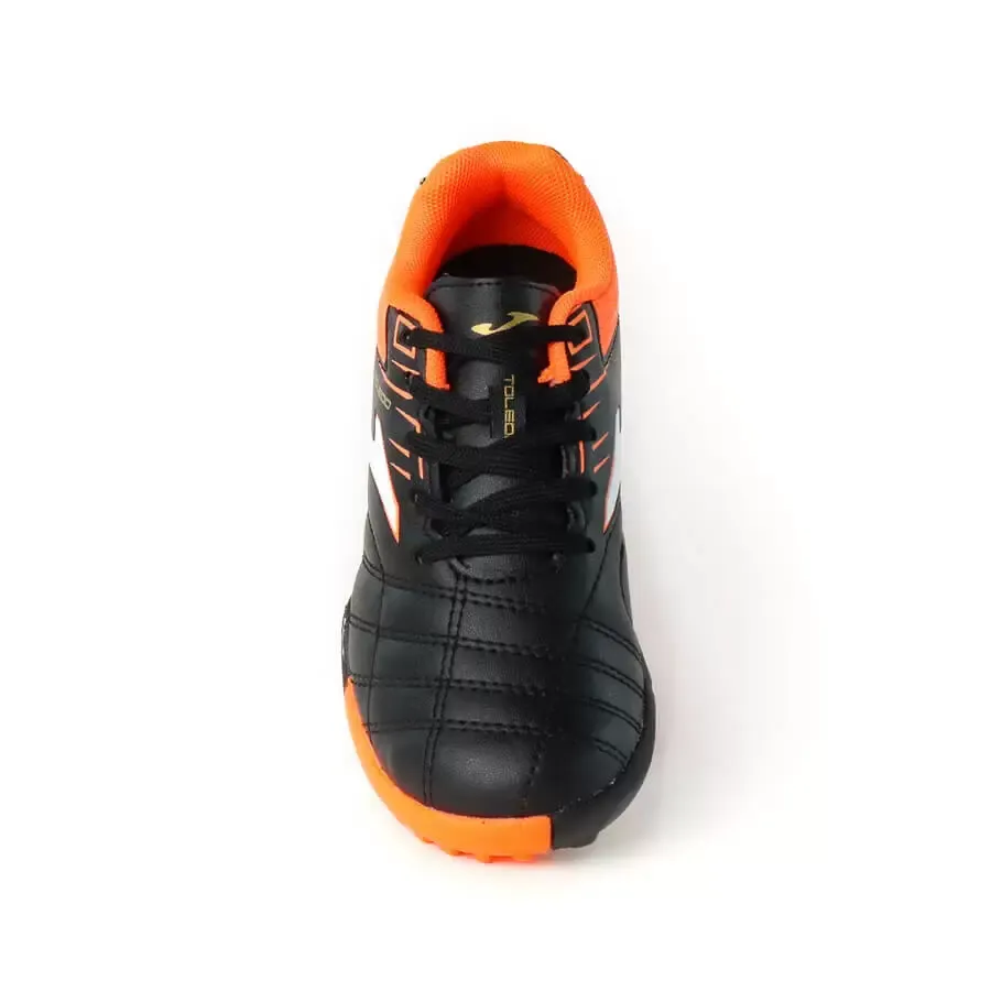 Imagen 2 de 5 de Botines Joma Toledo Turf Jr V2-NEGRO/NARANJA