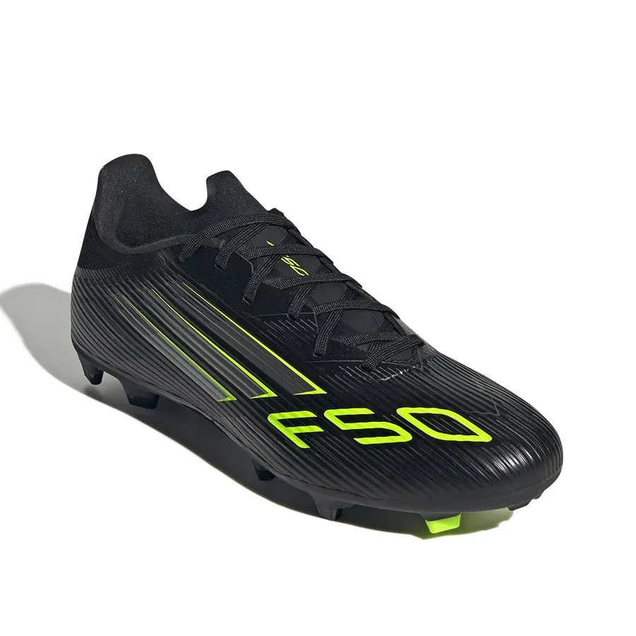 Imagen 1 de 7 de Botines adidas F50 League Fg-NEGRO/PLATA/VERDE FLUOR
