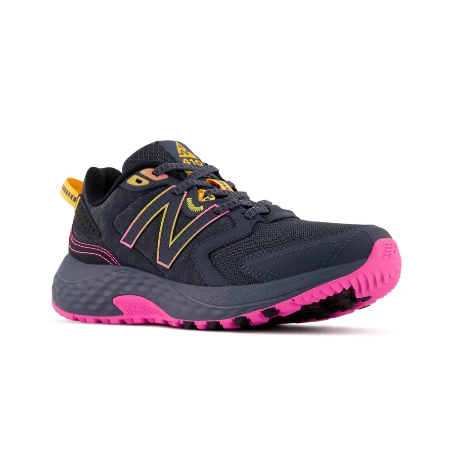 Imagen 2 de 5 de Zapatillas New Balance 410 v7-NEGRO/AMARILLO/ROSA