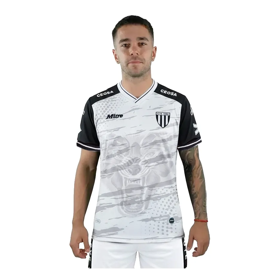 Imagen 0 de 2 de Camiseta Mitre Alternativa Gimnasia y Esgrima-BLANCO/NEGRO