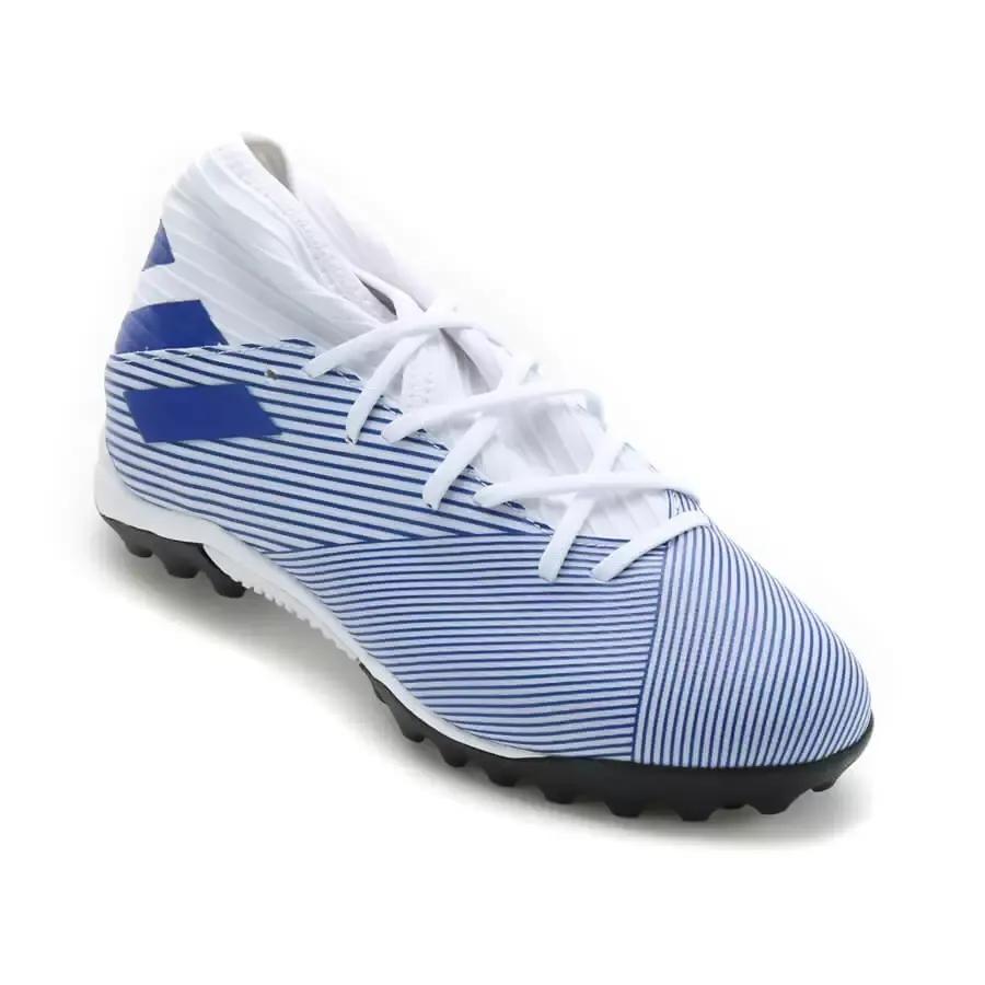Imagen 0 de 5 de Botines adidas Nemeziz 19.3 Pasto Sintético-BLANCO/AZUL
