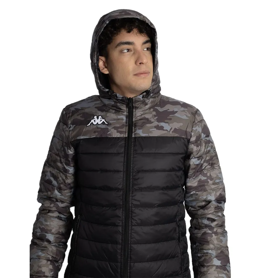 Imagen 3 de 5 de Campera Kappa 4 Soccer Seddolo-CAMUFLADO/NEGRO