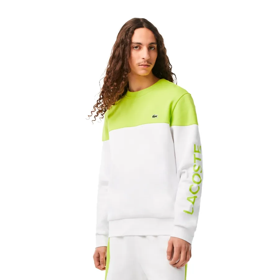 Imagen 1 de 4 de Buzo Lacoste -LIMA/BLANCO