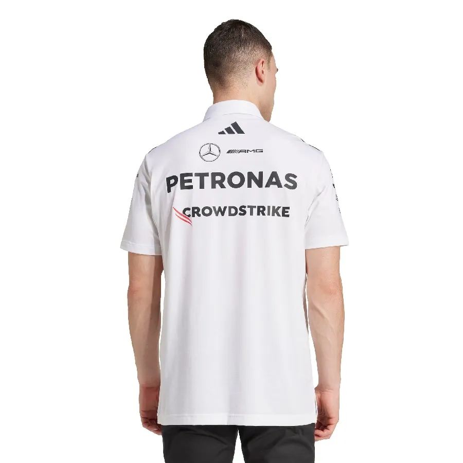 Imagen 1 de 5 de Remera adidas Chomba Mercedes - AMG Petronas F1 Team-BLANCO/NEGRO